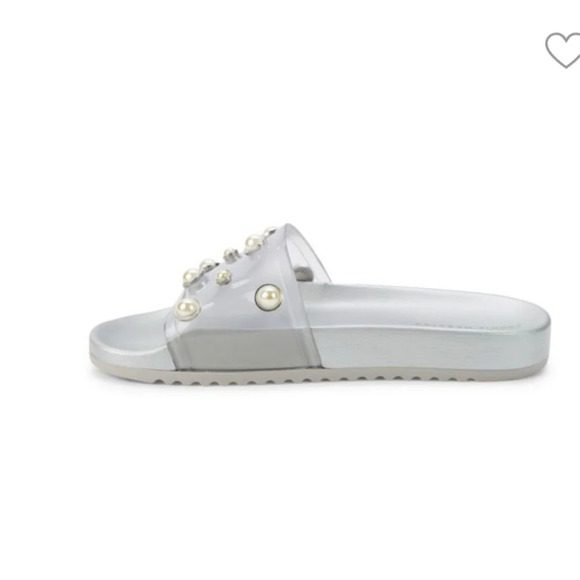 Sophia Webster, Dina Gem Slide, Silver & Pearl, Size 8/39 - NIB! - Picture 3 of 12